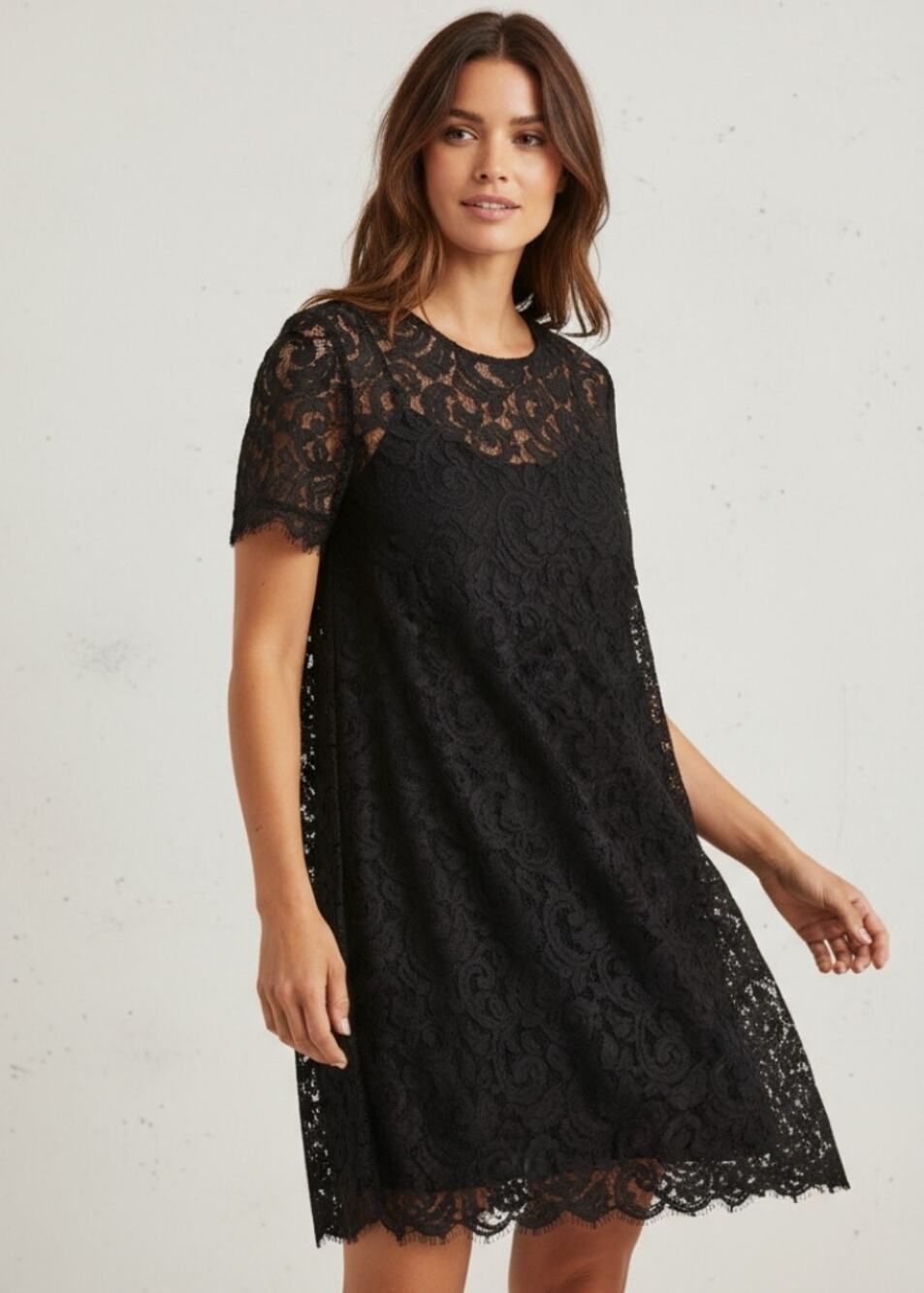 Michael Kors Black Lace Dress - Picture 1 of 8